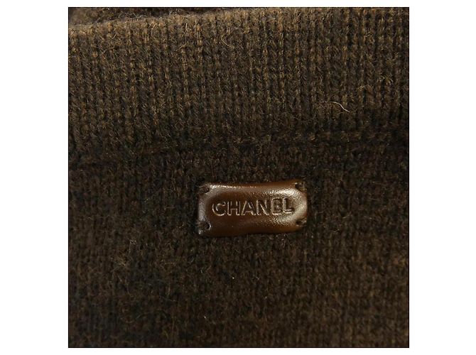 Gonna in cashmere Chanel Marrone - vista 7