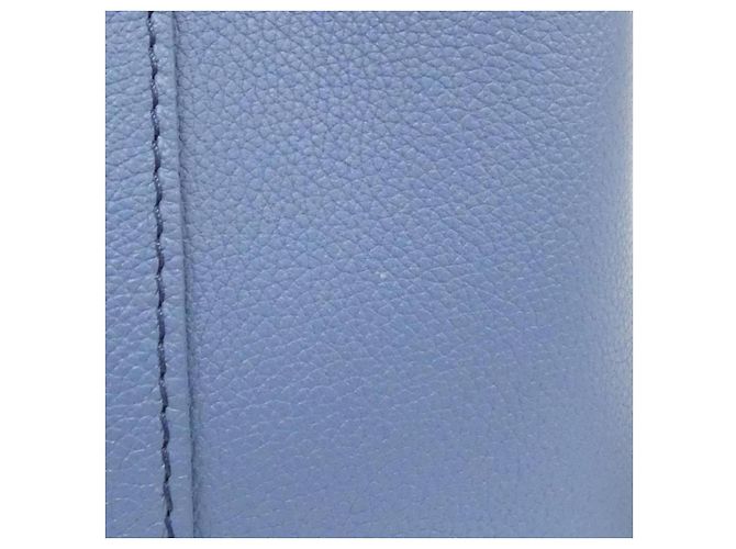 Borsa a tracolla Louis Vuitton Rock Me Bucket in pelle di vitello Blu - vista 7