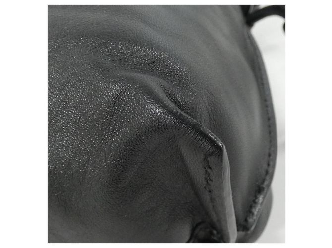 Borsa a pochette Loewe Puffer Flamenco in pelle di agnello e vitello Nero - vista 2