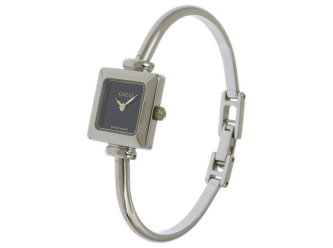 Reloj Gucci 1900L de acero inoxidable Negro - vista 2