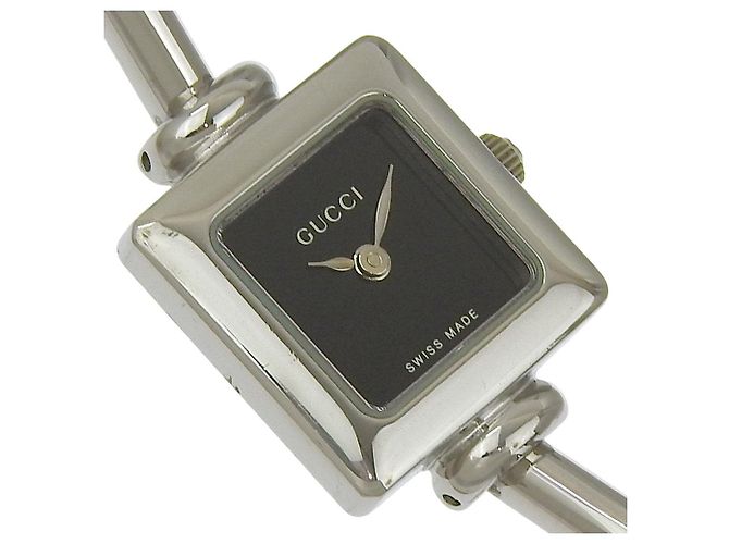 Reloj Gucci 1900L de acero inoxidable Negro - vista 3