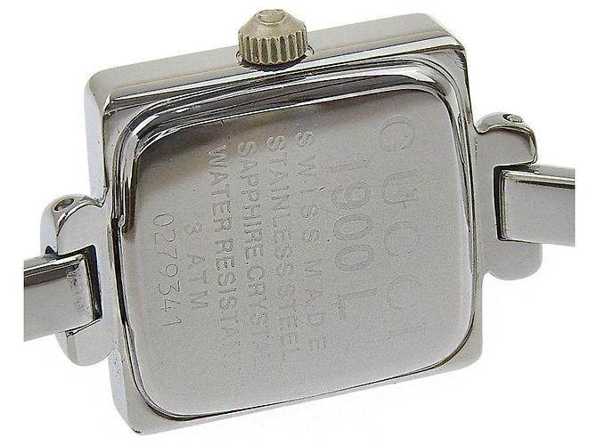 Reloj Gucci 1900L de acero inoxidable Negro - vista 6