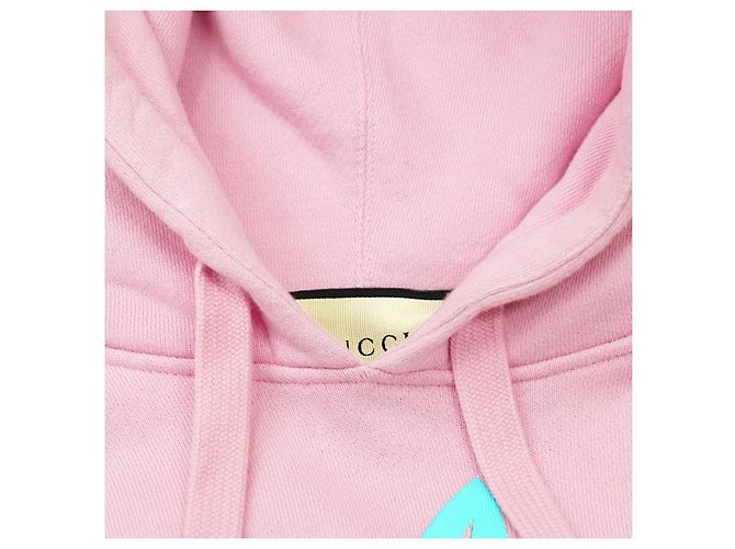 Sweatshirt em French Terry Gucci CHERRY Rosa - vista 3