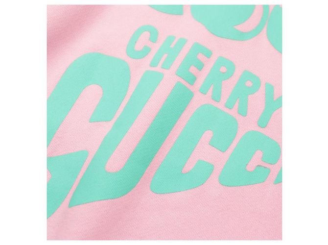 Sweatshirt em French Terry Gucci CHERRY Rosa - vista 5
