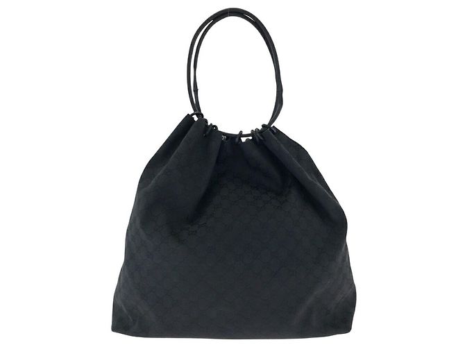 Sac à épaule Gucci GG Canvas Noir - vue 2
