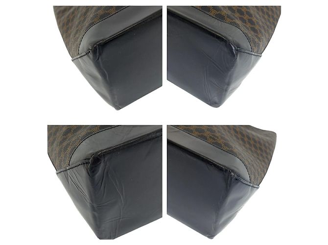 16 Céline Borsa 2way Celine Macadam PVC Marrone - vista 3