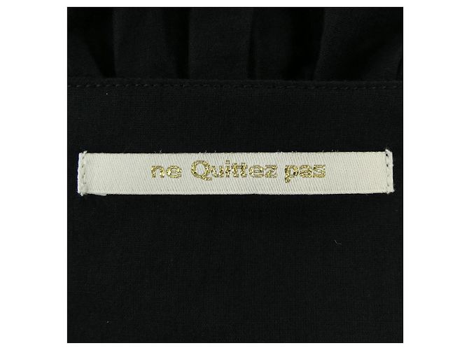 Autre Marque ne Quittez pas Long Cardigan Nero - vista 4