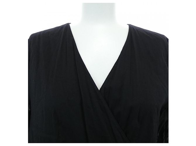 Autre Marque ne Quittez pas Long Cardigan Nero - vista 5