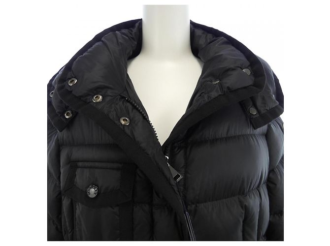 Casaco de Penas Moncler HERMINE Preto - vista 6