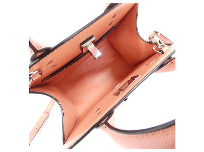Bolsa de ombro STUDIO em couro de bezerro Salvatore Ferragamo Vermelho - vista 8