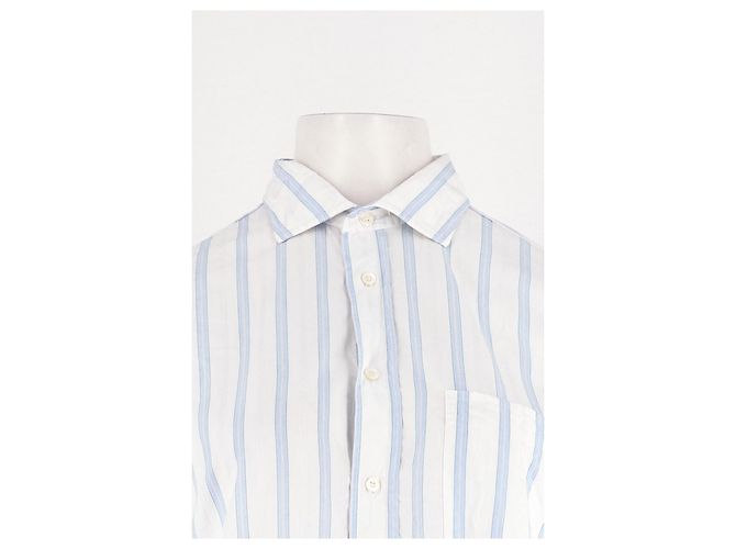 Autre Marque Camisa de algodão branca Branco - vista 2