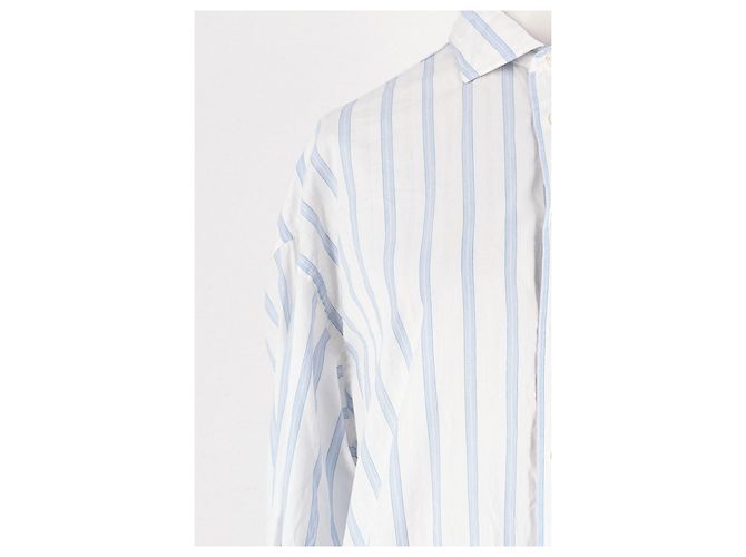 Autre Marque Camisa de algodão branca Branco - vista 3