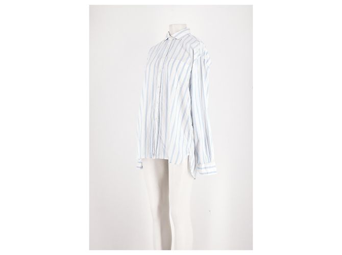 Autre Marque Camisa de algodão branca Branco - vista 4