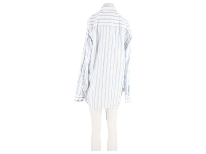 Autre Marque Camisa de algodão branca Branco - vista 6