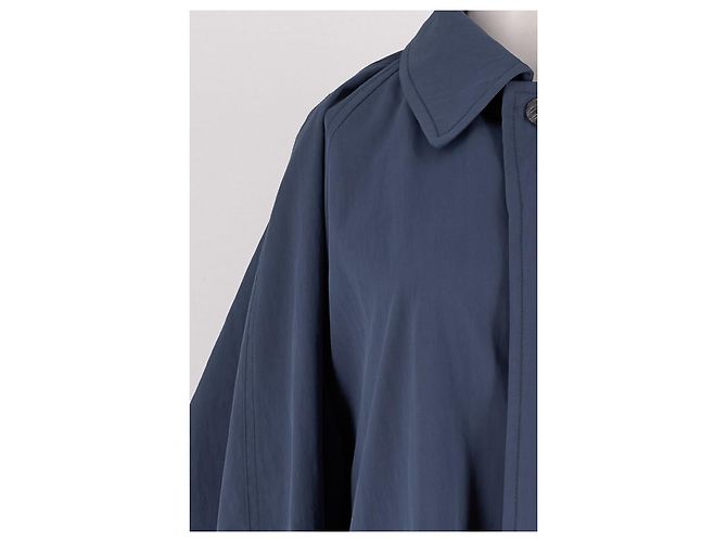 Autre Marque Cappotto in cotone blu navy - vista 3