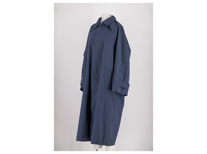Autre Marque Cappotto in cotone blu navy - vista 4