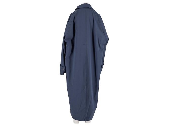 Autre Marque Cappotto in cotone blu navy - vista 6
