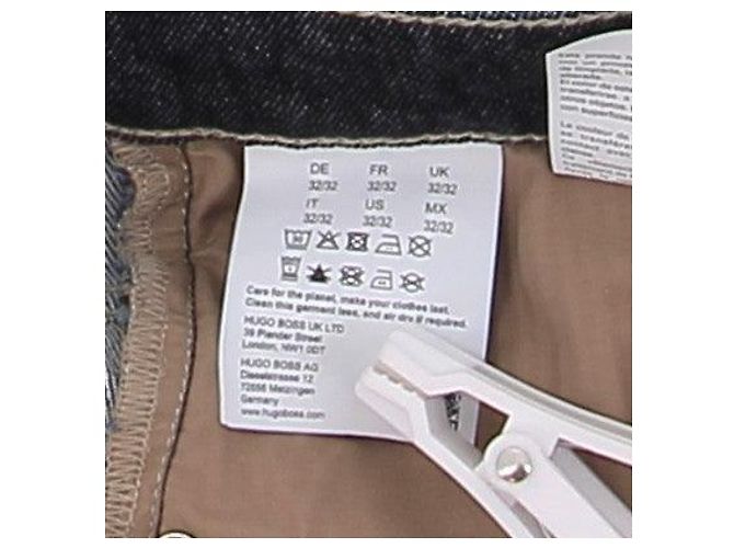 Autre Marque Vaqueros BOSS Raw Denim Azules Algodón - vista 5