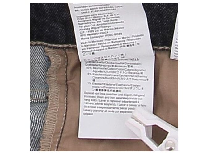Autre Marque Vaqueros BOSS Raw Denim Azules Algodón - vista 6