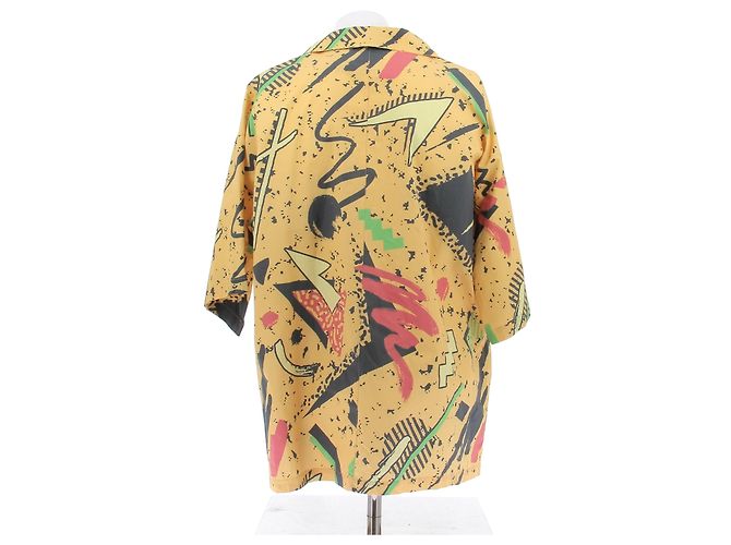 Balmain Chemise jaune imprimée Yellow - view 2