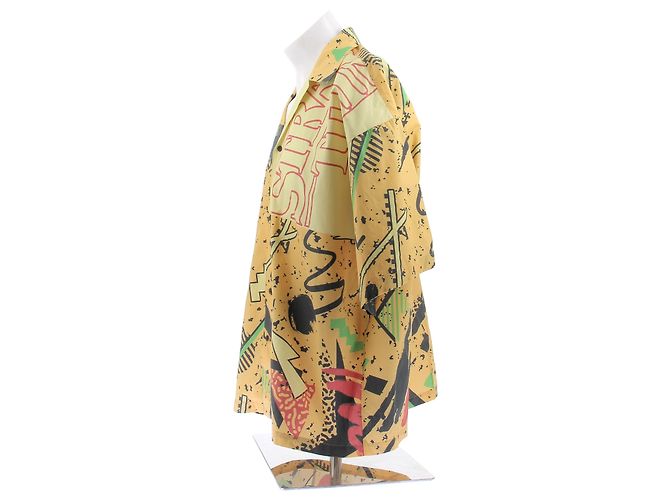 Balmain Chemise jaune imprimée Yellow - view 4