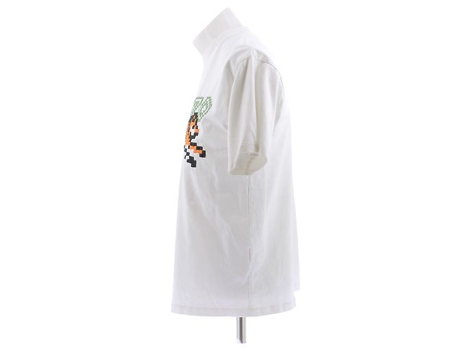 Camiseta Kenzo blanca bordada de algodón Blanco - vista 4