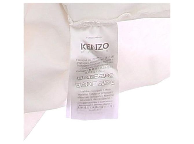 Camiseta Kenzo blanca bordada de algodón Blanco - vista 6