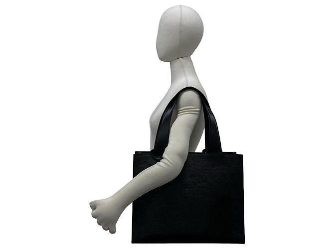Saco Tote Louis Vuitton Gemmo em couro Epi Preto - vista 2