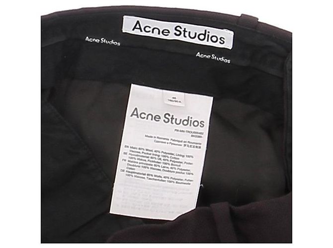 Acne Studios Hose aus Baumwolle Lila - Ansicht 5