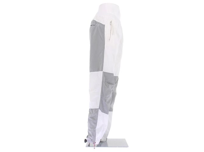 Moncler Pantalon blanc et gris Grey - view 3
