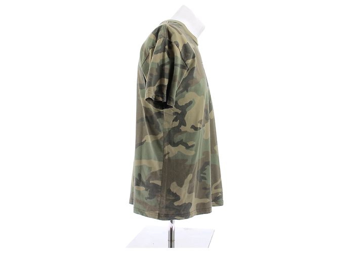 Supreme Camiseta con estampado de camuflaje Verde - vista 3