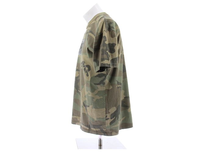 Supreme Camiseta con estampado de camuflaje Verde - vista 4