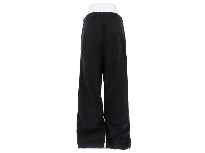 Autre Marque BOSS Black Cotton Pants Size 46 - view 2