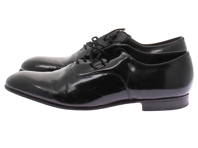 Church's Lackschuhe Schwarz Leder Größe 48 - Ansicht 2