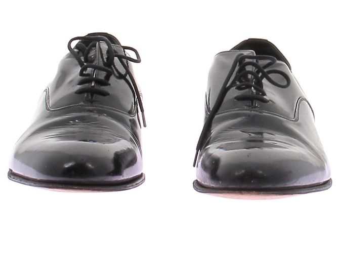 Church's Lackschuhe Schwarz Leder Größe 48 - Ansicht 3