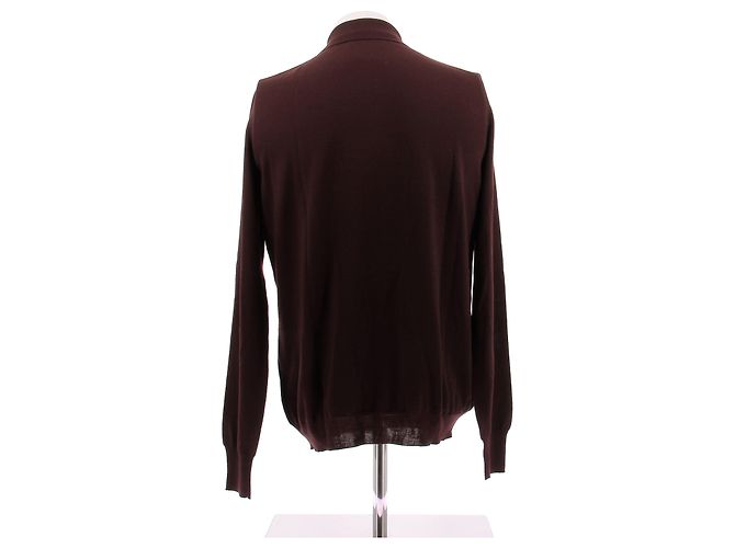 Bottega Veneta Pull bordeaux en laine - vue 2
