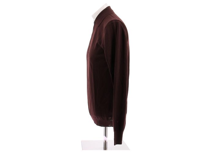 Bottega Veneta Pull bordeaux en laine - vue 4