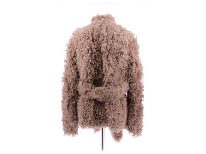 Autre Marque Pelzmantel "Elsa" nude Beige - Ansicht 2