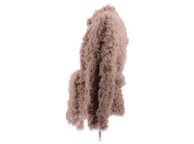 Autre Marque Pelzmantel "Elsa" nude Beige - Ansicht 3