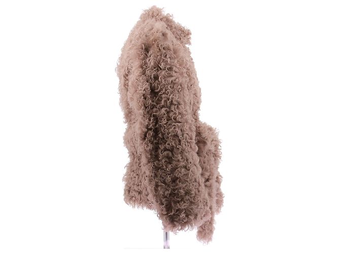 Autre Marque Pelzmantel "Elsa" nude Beige - Ansicht 4