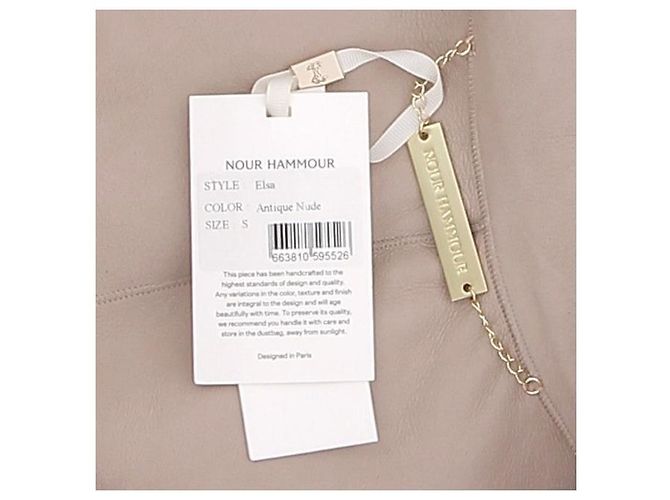 Autre Marque Pelzmantel "Elsa" nude Beige - Ansicht 5