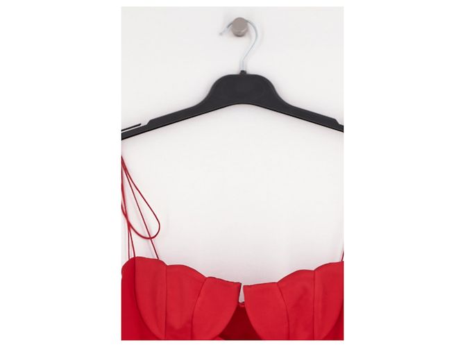 Autre Marque Top cropped rosso ANNA OCTOBER - vista 2