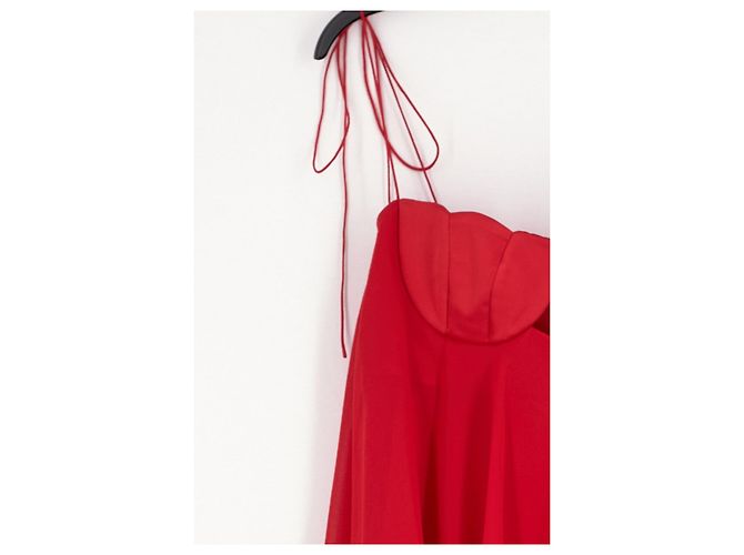 Autre Marque Top cropped rosso ANNA OCTOBER - vista 3