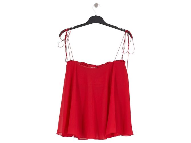 Autre Marque Top cropped rosso ANNA OCTOBER - vista 4
