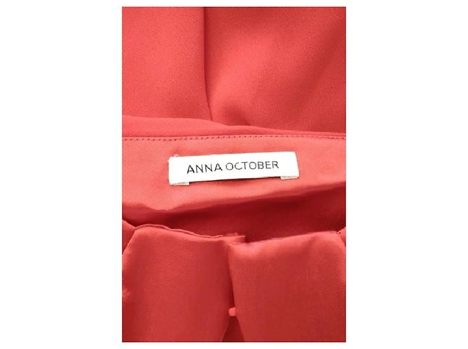 Autre Marque Top cropped rosso ANNA OCTOBER - vista 5