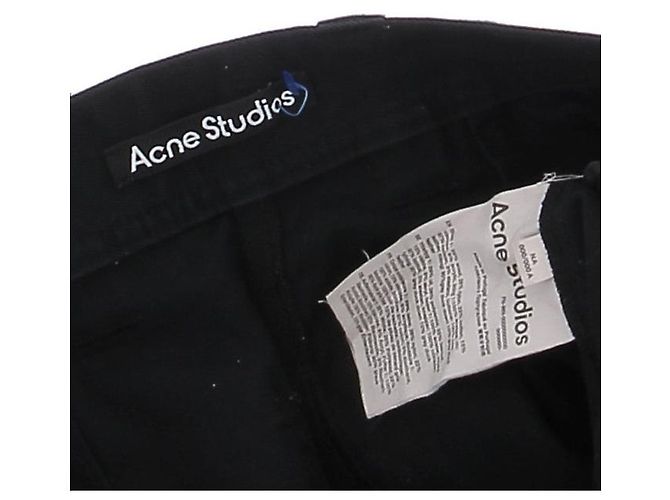 Schwarze Acne Studios Wollhose - Ansicht 5