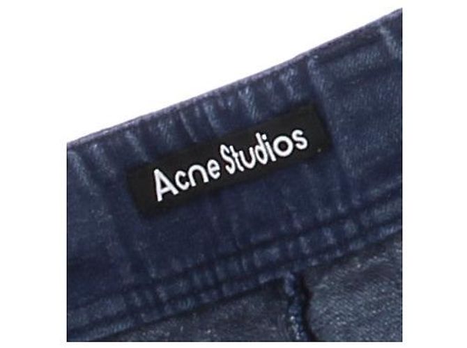 Acne Studios Blue Cargo Jeans - view 6