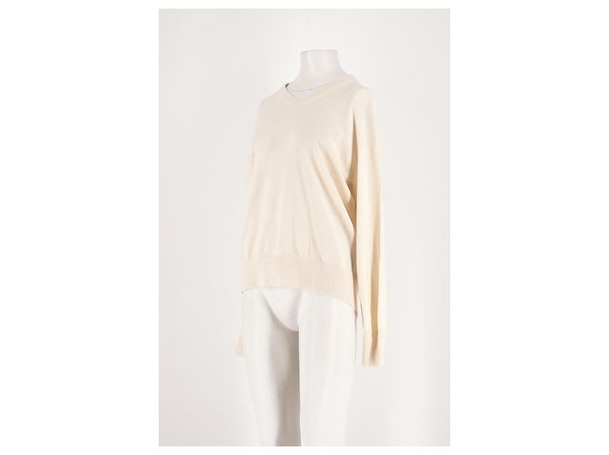 Autre Marque Jersey de cachemira blanco - vista 4