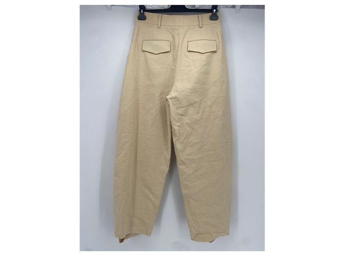 Autre Marque Beige Baumwollhose - Ansicht 2