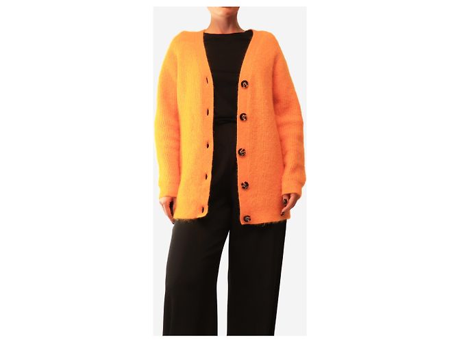 Ganni Strickcardigan orange - size M - Ansicht 3